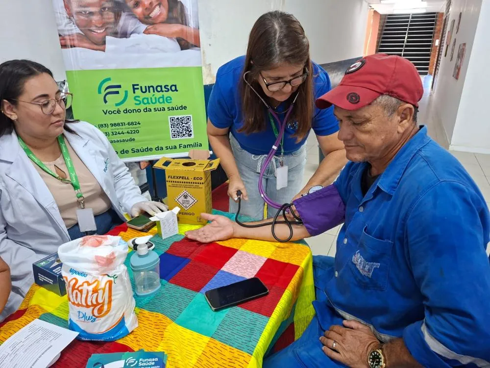 Programa Bem Viver UFPB realiza ação com apoio da Funasa Saúde.
