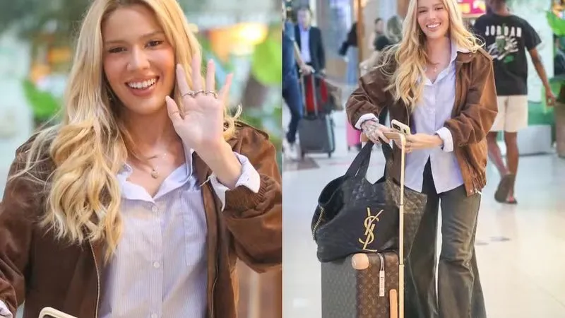 Após ser clicada por paparazzo, Karoline Lima reage a rumores de gravidez: “Tô buchuda”.