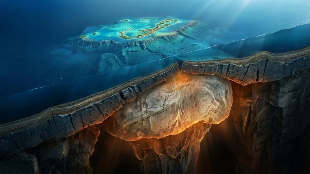 Nas profundezas das Bermudas, eles encontraram algo diferente de tudo o que já existiu na Terra