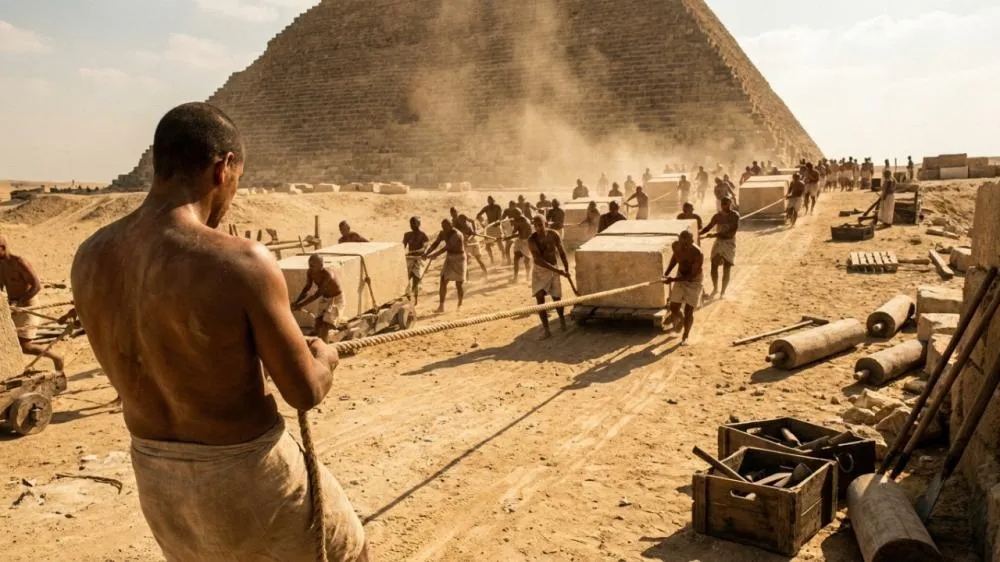 O mistério da Grande Pirâmide do Egito: como 2.300.000 blocos de pedra foram erguidos em apenas 30 anos.