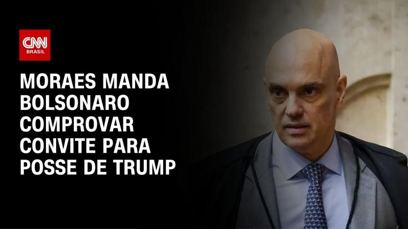 Moraes manda Bolsonaro comprovar convite para posse de Trump 