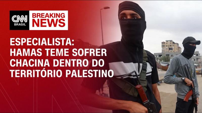 Hamas teme sofrer chacina dentro do território palestino, diz especialista