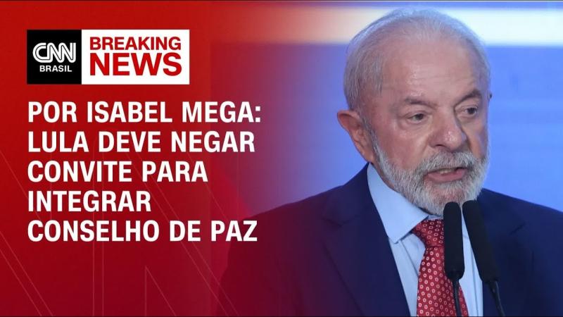 Lula deve negar convite de Trump para integrar Conselho de Paz