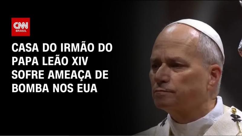  Polícia investiga ameaça de bomba na casa do irmão do papa Leão XIV
