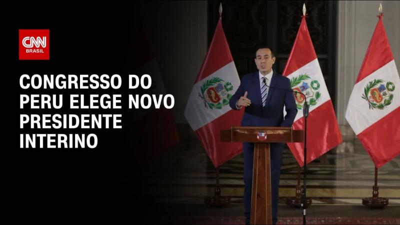  Congresso do Peru elege novo presidente do país nesta quarta-feira (18)