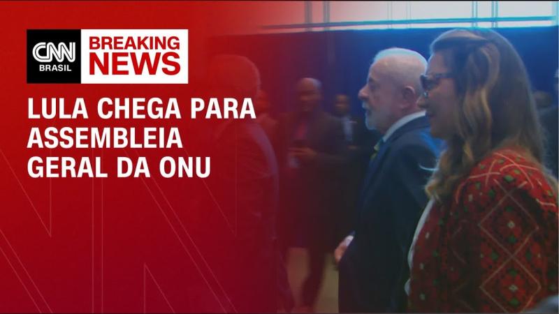Veja chegada de Lula à Assembleia Geral da ONU