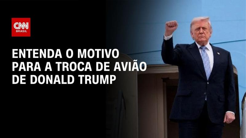 Trump revela motivo para troca de avião e CNN investiga ameaça do Irã; entenda