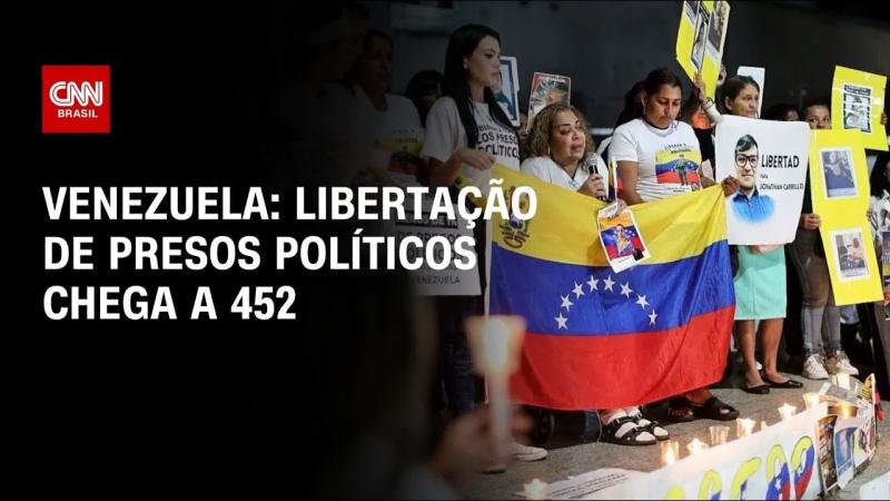  Foro Penal confirma 452 solturas de presos políticos na Venezuela