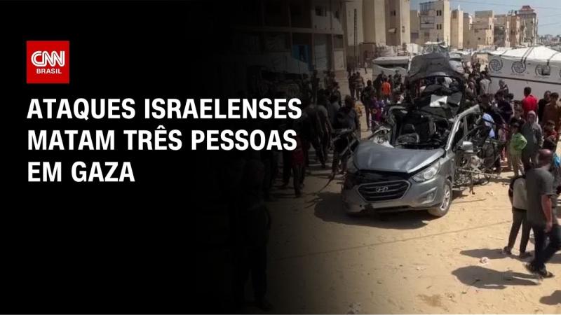 Ataques de Israel em Gaza matam ao menos três pessoas, dizem médicos
