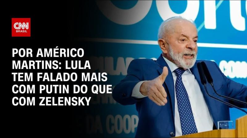 Lula tem falado mais com Putin do que com Zelensky 