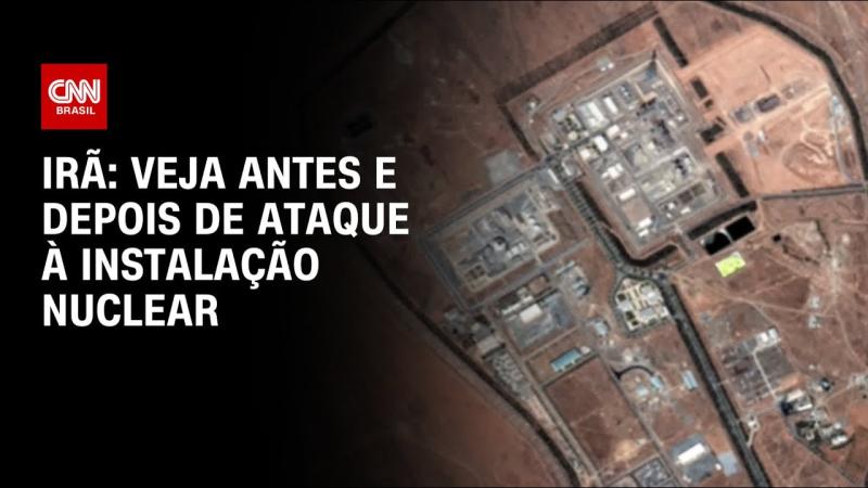 Veja antes e depois de ataque à instalação nuclear do Irã 
