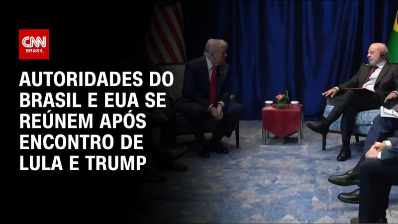 Autoridades do Brasil e EUA se reúnem após encontro de Lula e Trump