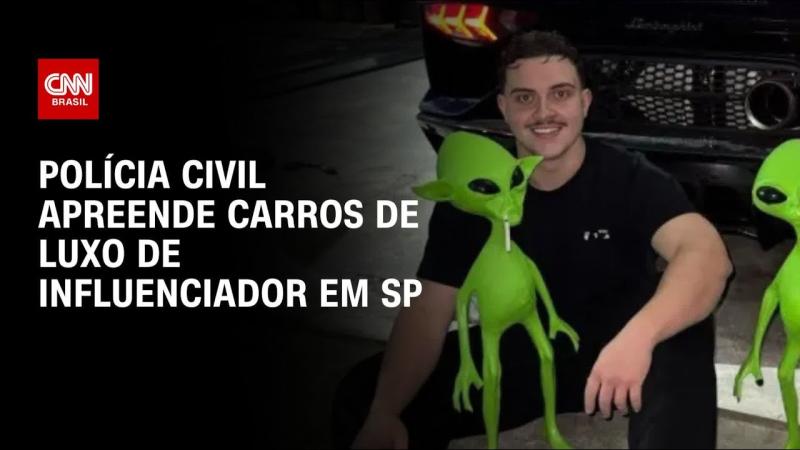 SP: Polícia Civil apreende Lamborghini e BMW de influenciador investigado por rachas