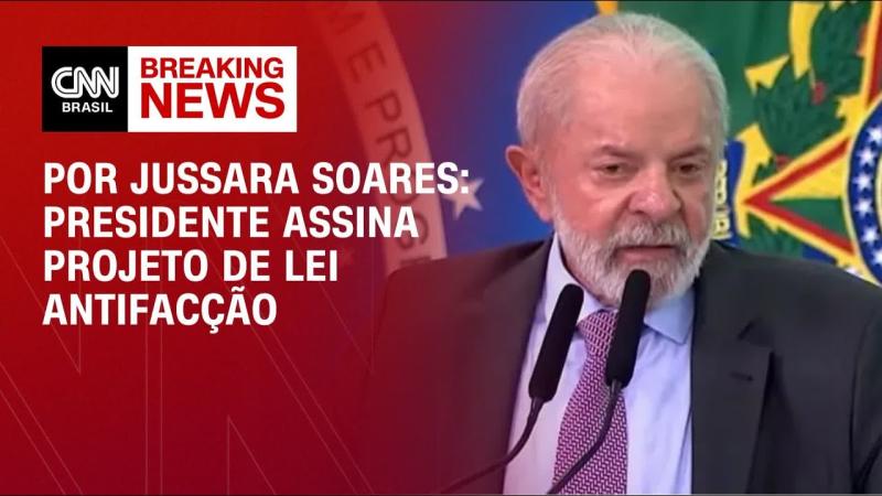 Lula assina Projeto de Lei Antifacção; texto segue para a Câmara