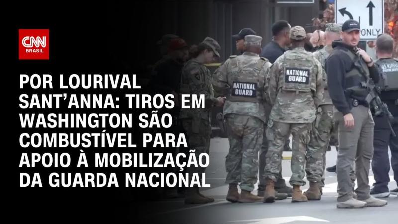 Tiros em Washington são combustível para apoio à mobilização da Guarda Nacional