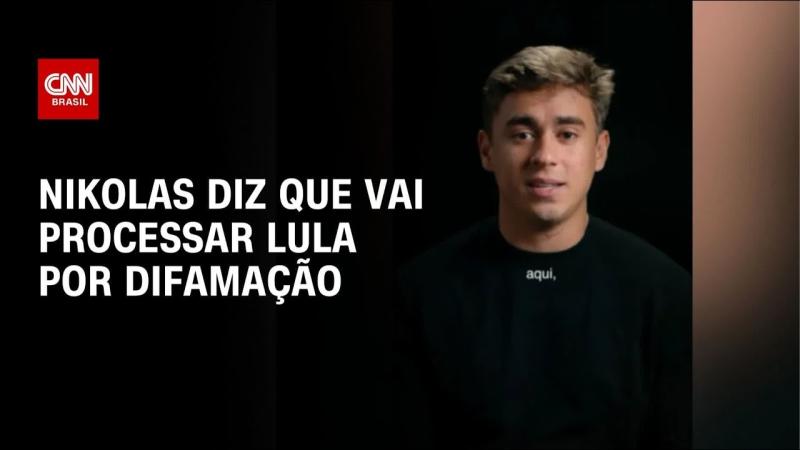 Nikolas diz que vai processar Lula por difamação