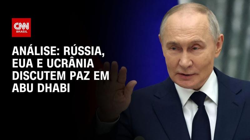 Rússia, EUA e Ucrânia discutem paz em Abu Dhabi