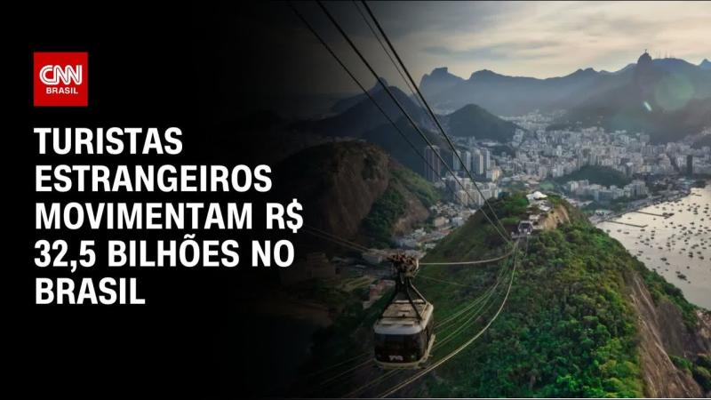 Turistas estrangeiros movimentam R$ 32,5 bilhões na economia brasileira