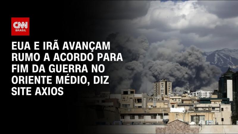  Conversa entre EUA e Irã avança rumo a acordo para fim da guerra, diz site