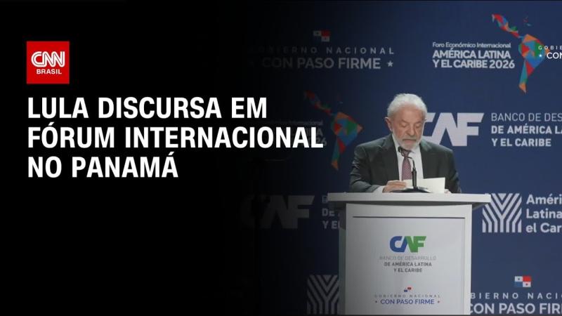 Veja discurso de Lula em Fórum Internacional no Panamá