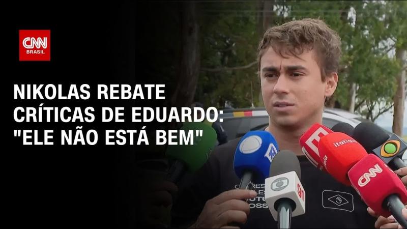 Nikolas Ferreira diz que Eduardo Bolsonaro “não está bem” 