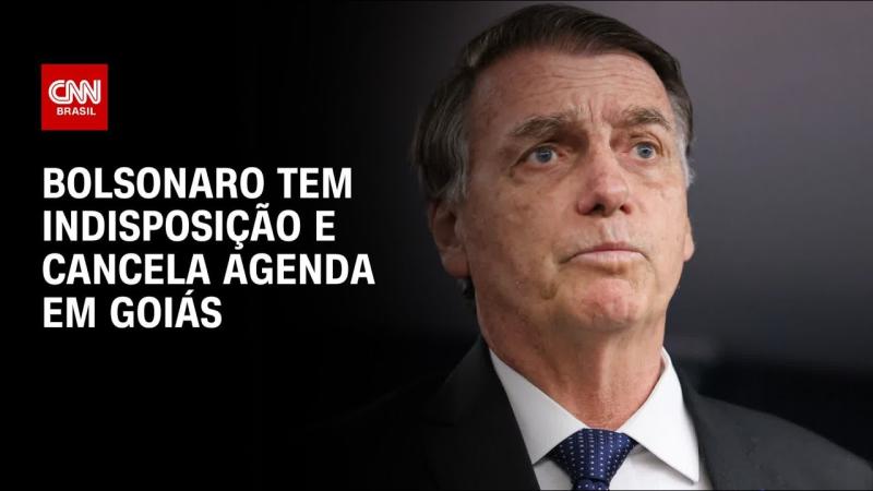 Bolsonaro tem indisposição e cancela agenda em Anápolis (GO)