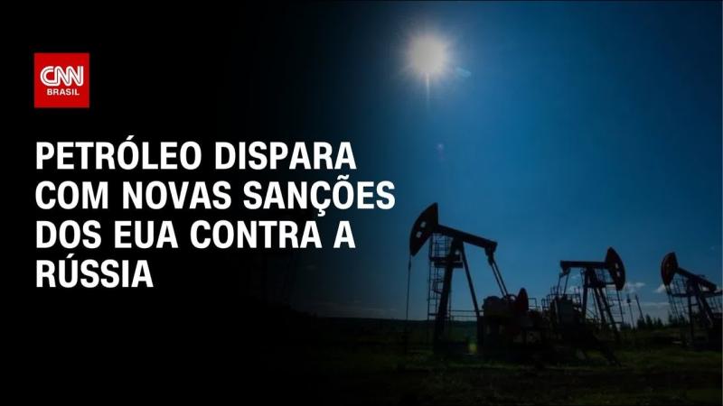 Petróleo dispara com novas sanções dos EUA contra a Rússia 