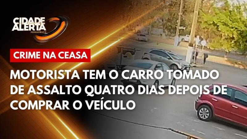 Motorista tem o carro tomado de assalto quatro dias depois de comprar o veículo