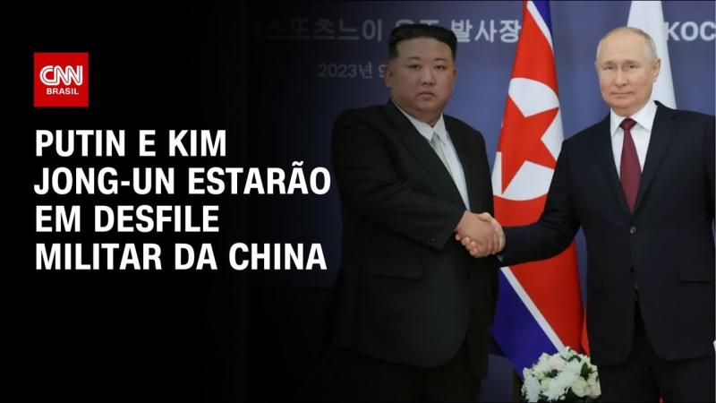 Putin e Kim Jong-un irão se reunir com Xi Jinping na China