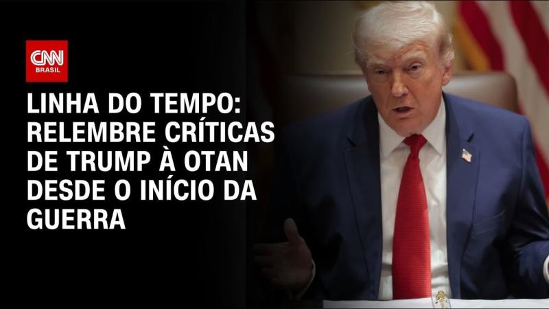 Linha do Tempo: Relembre as críticas de Trump à Otan desde o início da guerra contra o Irã