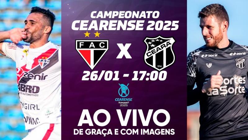 FERROVIÁRIO X CEARÁ | CAMPEONATO CEARENSE | AO VIVO E COM IMAGENS