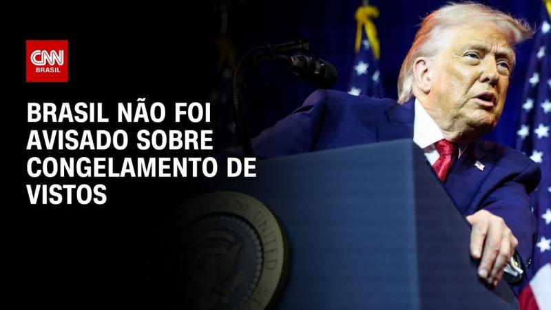 Brasil foi pego de surpresa sobre possível suspensão da emissão de vistos