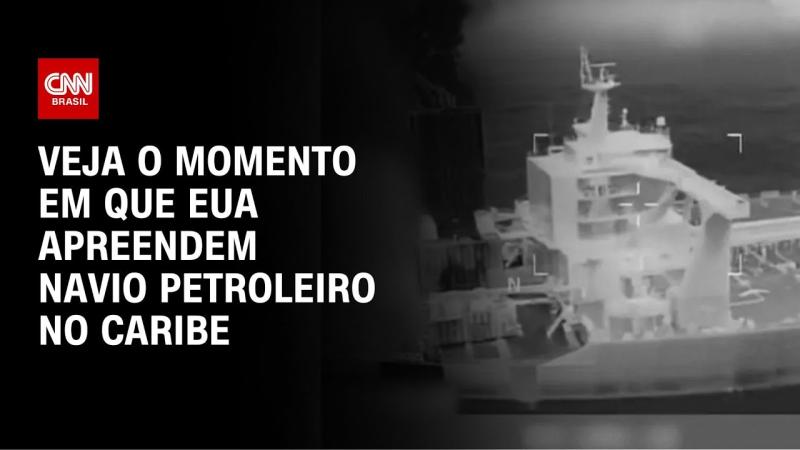 Vídeo mostra militares dos EUA apreendendo petroleiro no Caribe