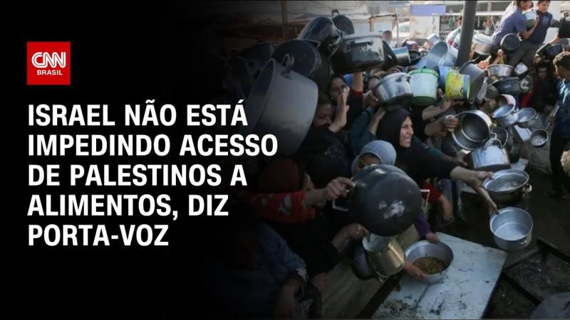 Israel nega impedir acesso de palestinos a alimentos 
