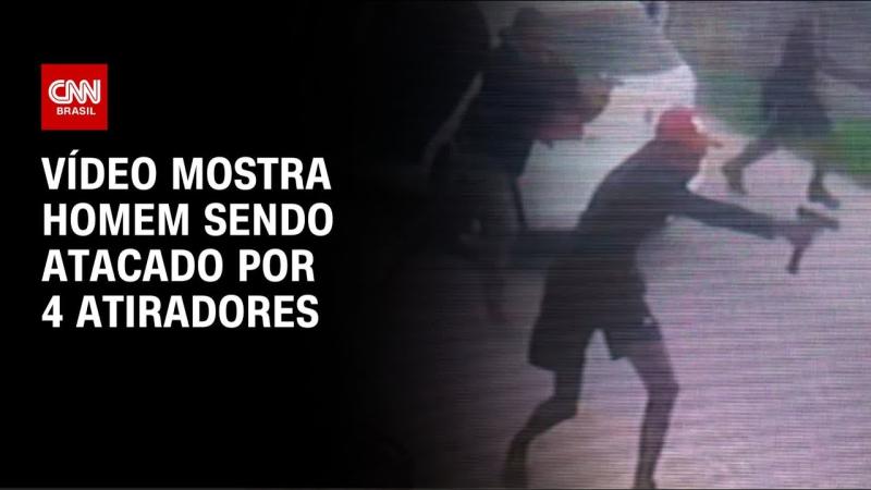  Homem é atacado por 4 atiradores no RJ e sobrevive
