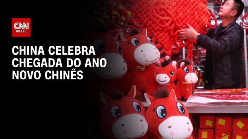  Ano Novo Chinês começa na China com o ano do cavalo de fogo