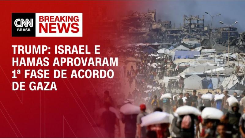 Trump anuncia que Hamas e Israel assinaram primeira parte de acordo de Gaza