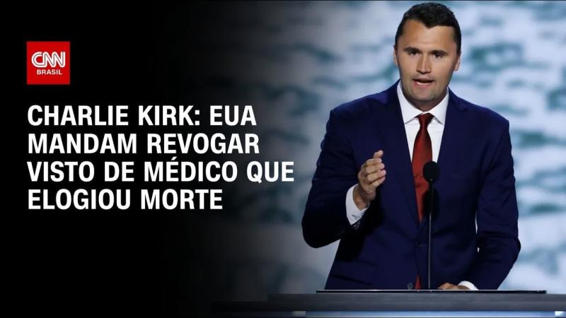 EUA mandam revogar visto de brasileiro que celebrou morte de Charlie Kirk 