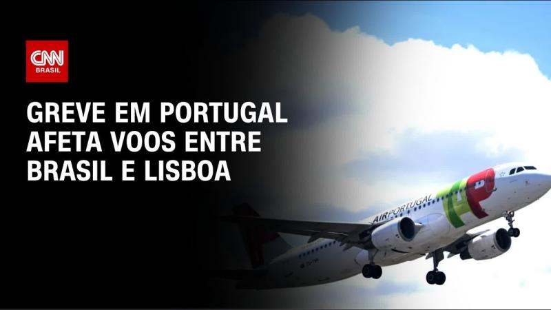 Greve geral em Portugal afeta voos entre Brasil e Lisboa