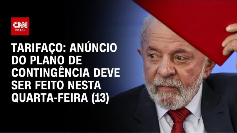 Governo Lula deve anunciar plano contra o tarifaço nesta quarta-feira (13) 