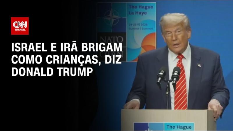 Secretário da Otan diz que “papai” Trump precisou parar conflito entre Israel e Irã