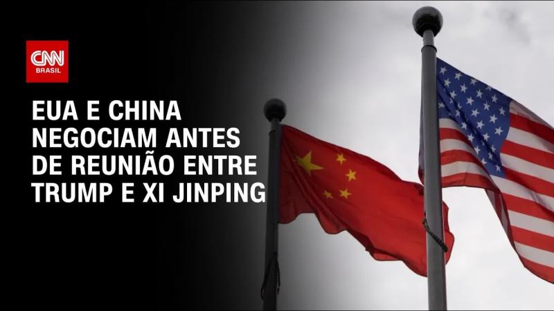 EUA e China negociam trégua tarifária antes de reunião entre Trump e Xi Jinping 