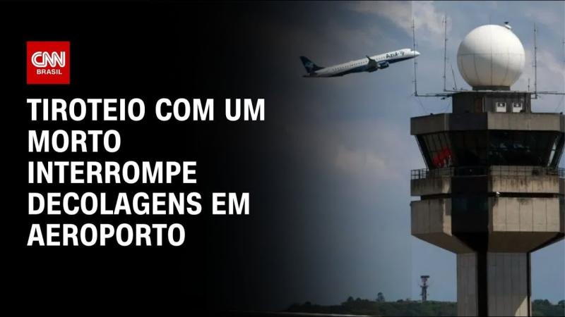 Operação da PM com um morto suspende decolagens no Aeroporto de Guarulhos