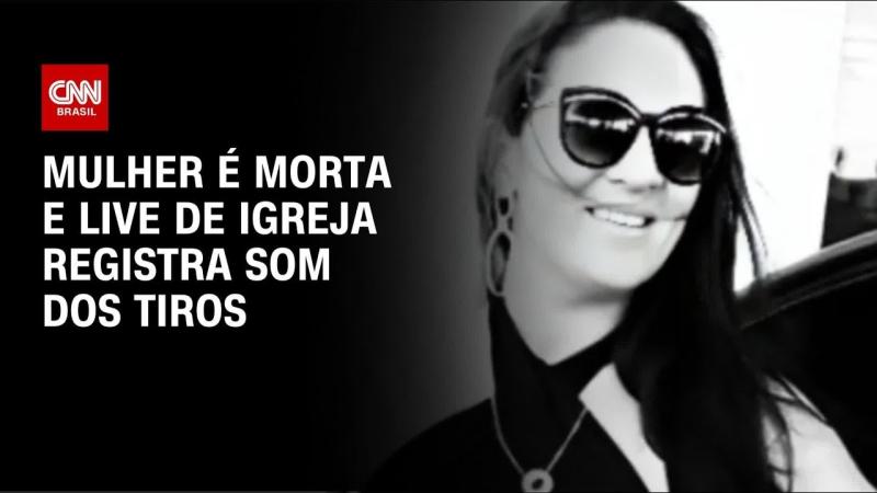 Mulher é morta e transmissão ao vivo de igreja captura som de tiros