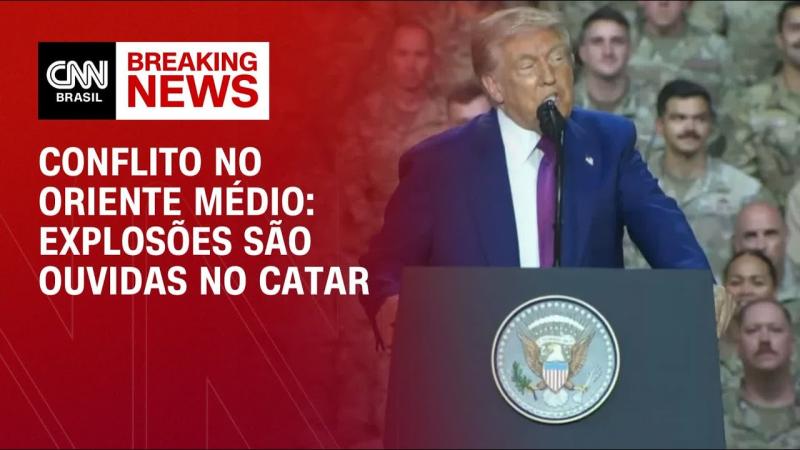 Explosões são registradas em Doha, no Catar, após fechamento do espaço aéreo