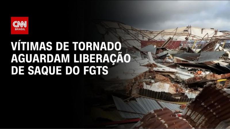 Tornado no Paraná: Vítimas ainda aguardam liberação de saque calamidade | CNN NOVO DIA