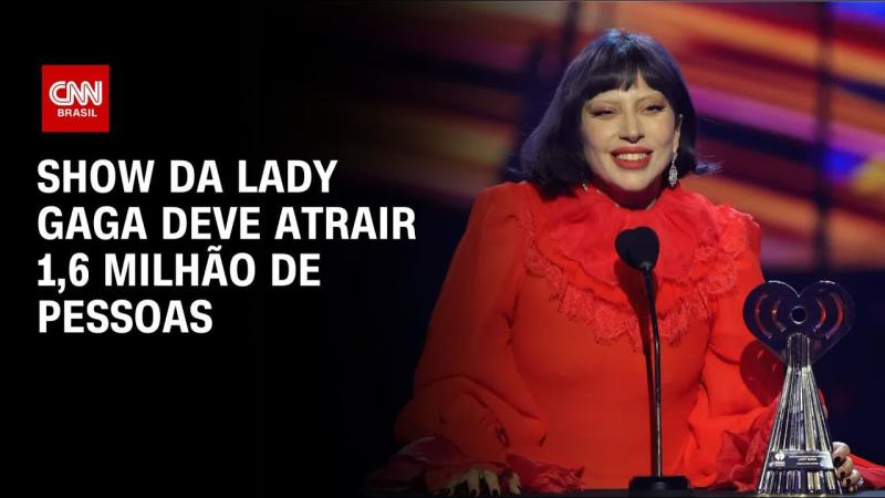 Lady Gaga: Praia de Copacabana deve receber 1,6 milhão de pessoas para show