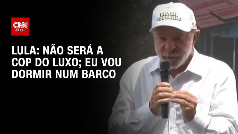 Lula diz que COP30 não será 