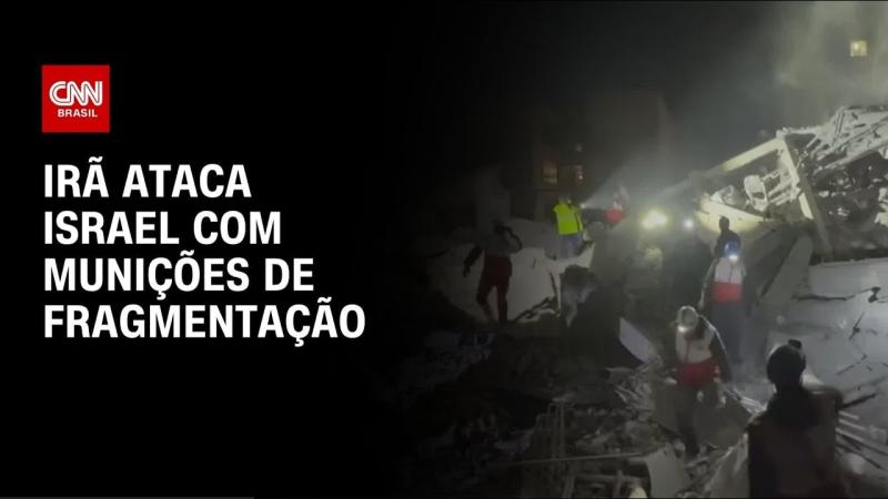 Guerra no Oriente Médio: Irã ataca Israel com munições de fragmentação