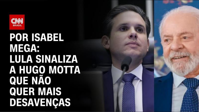 Lula sinaliza a Hugo Motta que não quer mais desavenças
